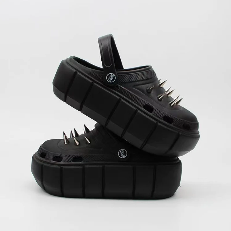 Street Fashion Y2K - Y2K style Rivet Hole Shoes Women's