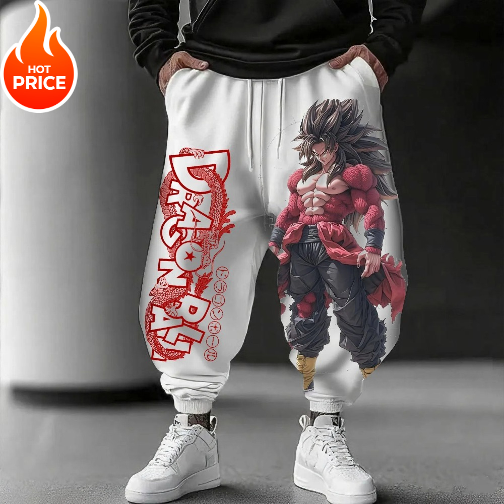 Street Fashion Japan 2025 - Anime Saiyan Dragon Ball Winter Cotton