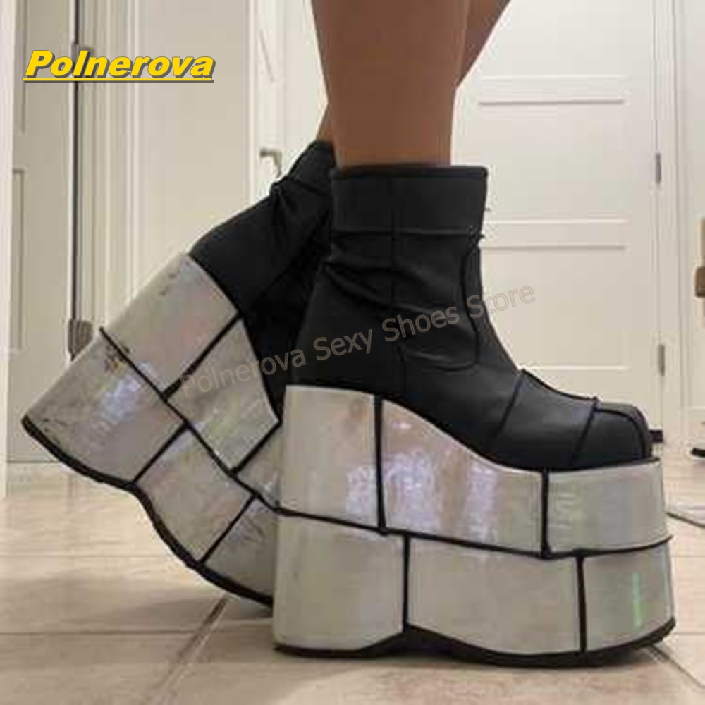 Women Y2K Mixed Colors Platfor - Street Fashion Y2K 评论和价格