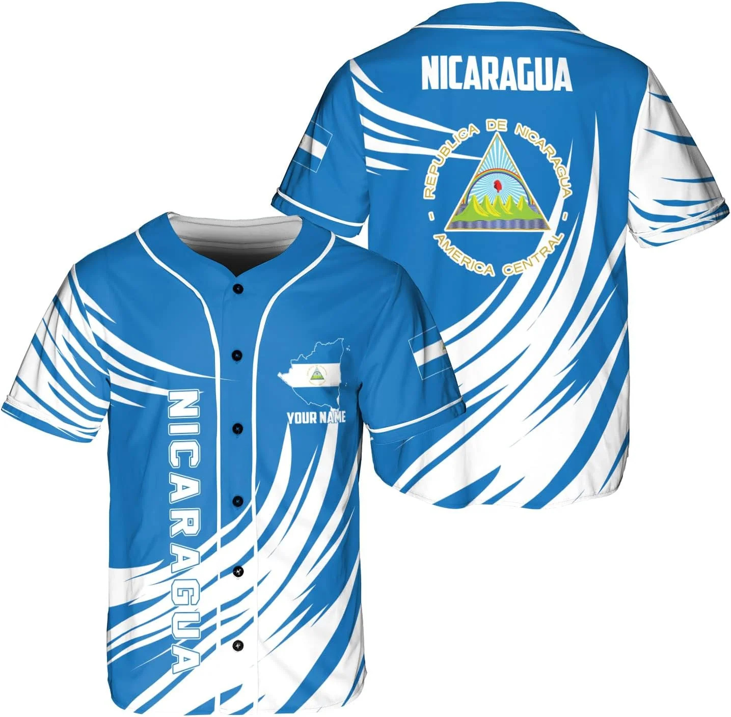 Personalized Name Nicaragua De - Street Fashion Name 评论和价格