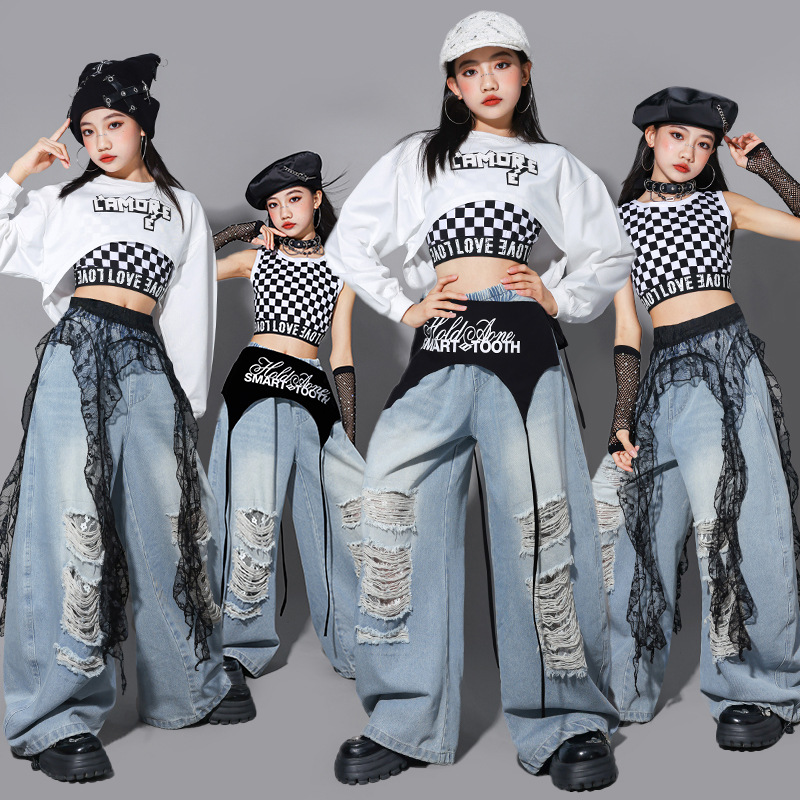 Hip Hop Girls Fashion K-pop Cr - Street Fashion Kpop 评论和价格