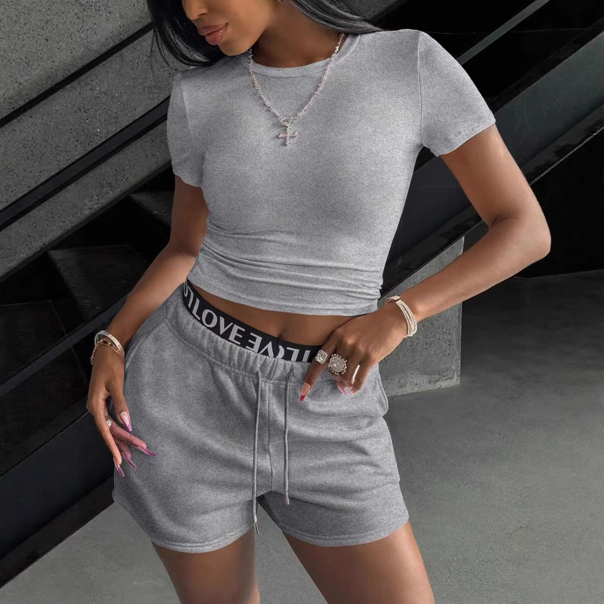 Fashion Women's 2-piece Slim F - Street Fashion Mood 评论和价格