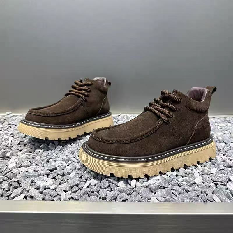 Autum Winter Men Platform Boot - Street Fashion Men 2025 评论和价格