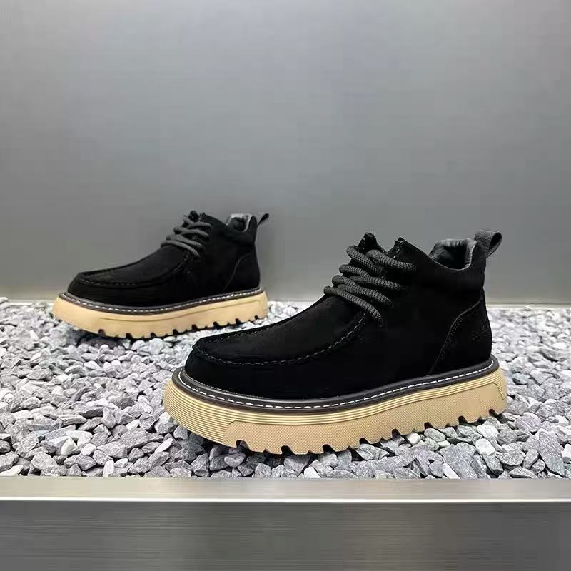 Autum Winter Men Platform Boot - Street Fashion Men 2025 评论和价格