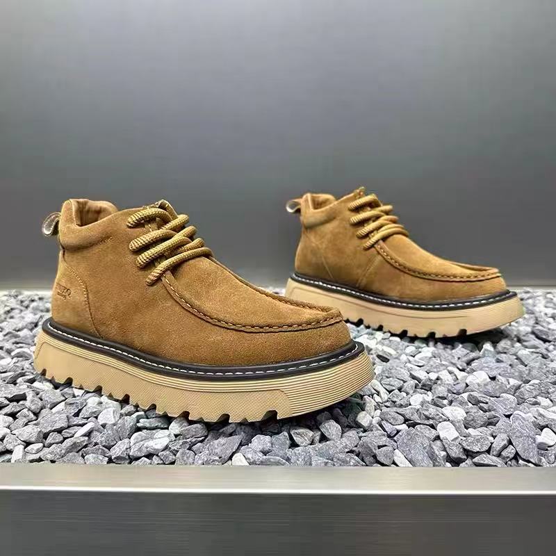 Autum Winter Men Platform Boot - Street Fashion Men 2025 评论和价格
