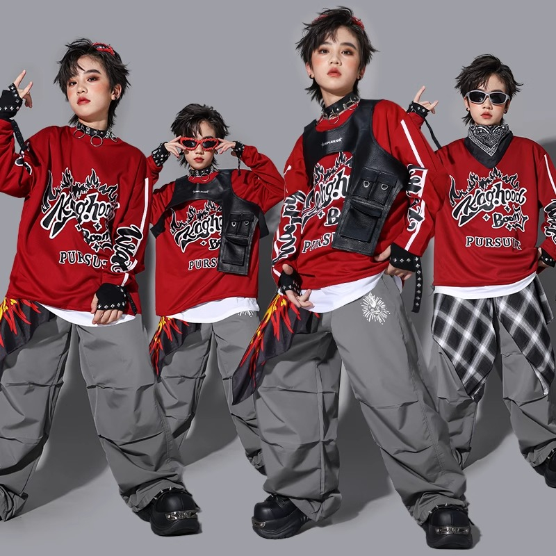 Boys K-pop Sweatshirt Fashion  - Street Fashion Kpop 评论和价格