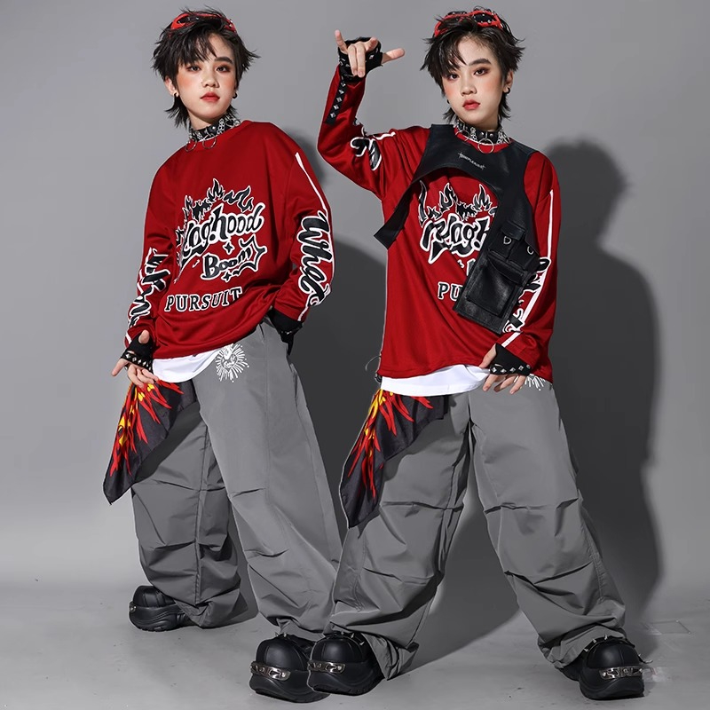 Boys K-pop Sweatshirt Fashion  - Street Fashion Kpop 评论和价格