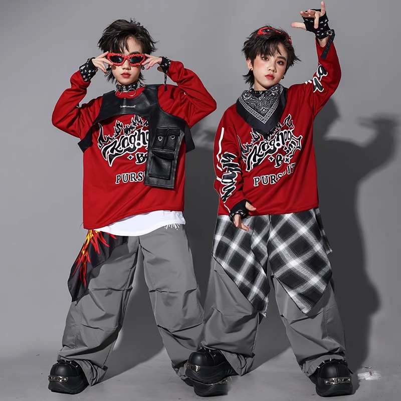 Boys K-pop Sweatshirt Fashion  - Street Fashion Kpop 评论和价格