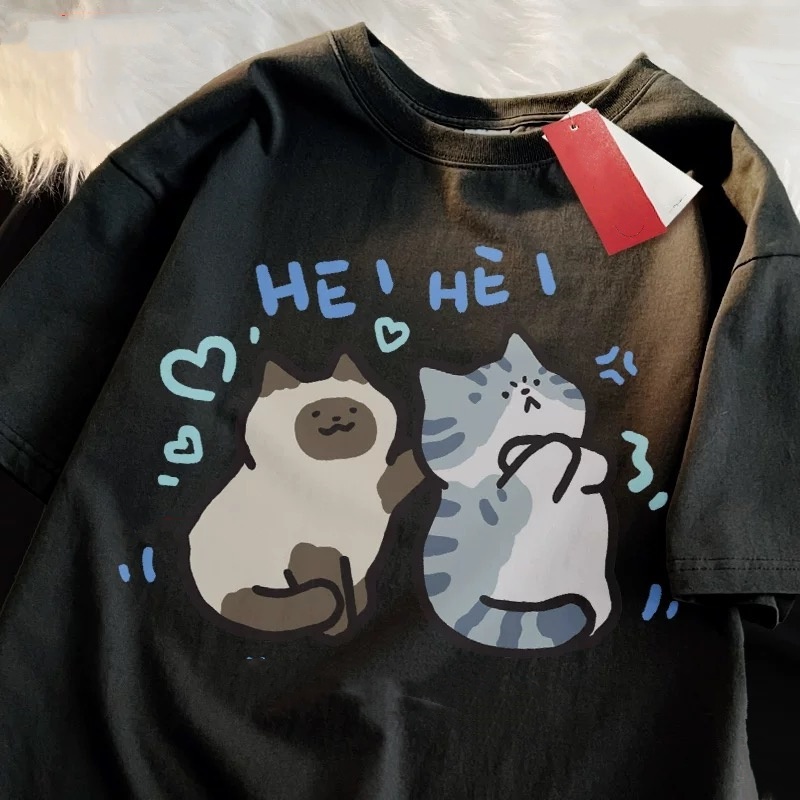 ZAZOMDE 2025 Funny Cat Print H - Street Fashion Japan 2025 评论和价格