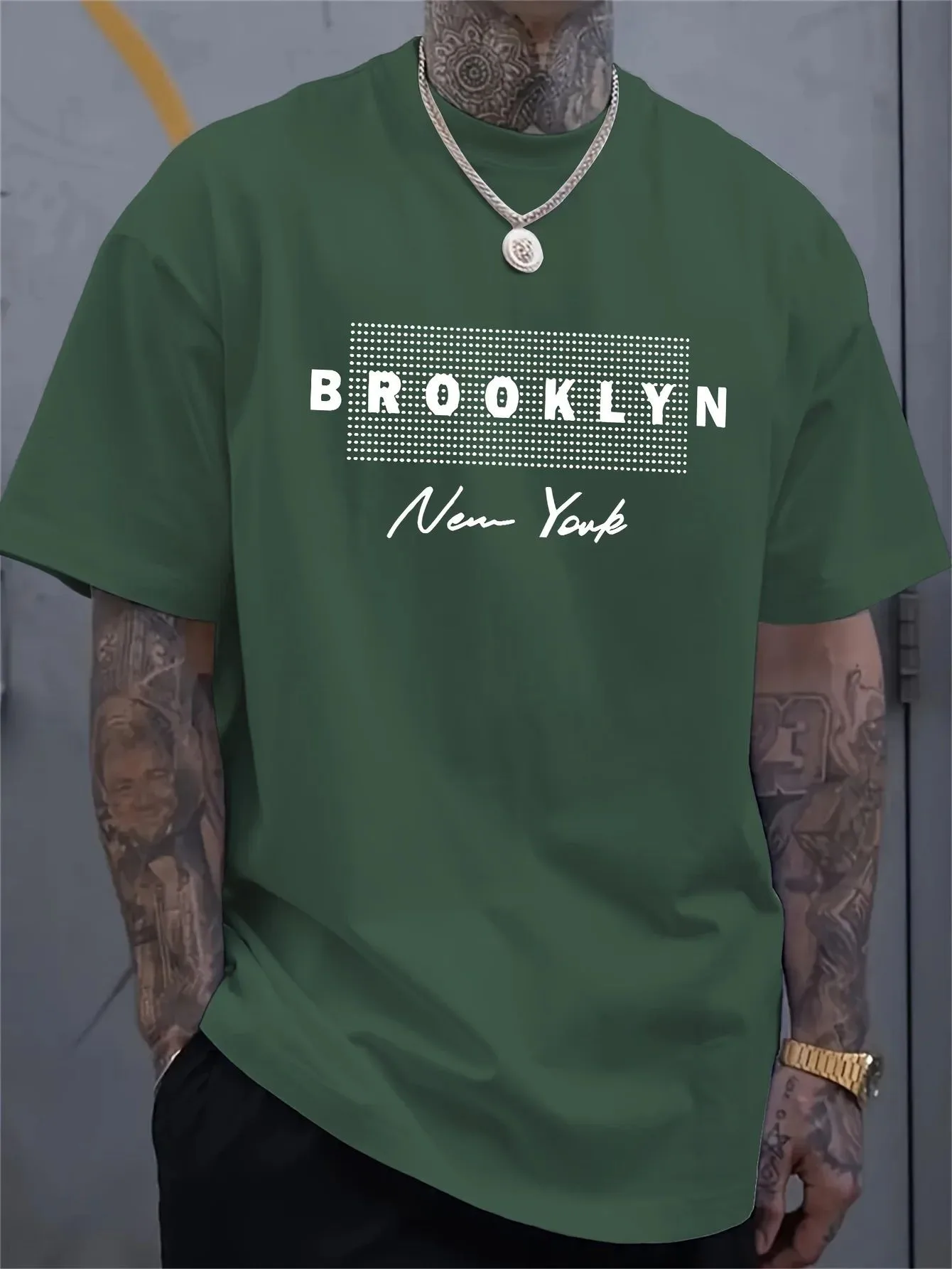 Men's New York Letter Printed  - Street Fashion New York 评论和价格