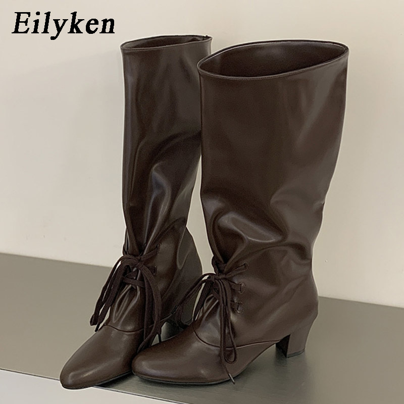 Eilyken Winter Fashion Lace Up - Street Fashion Winter 评论和价格