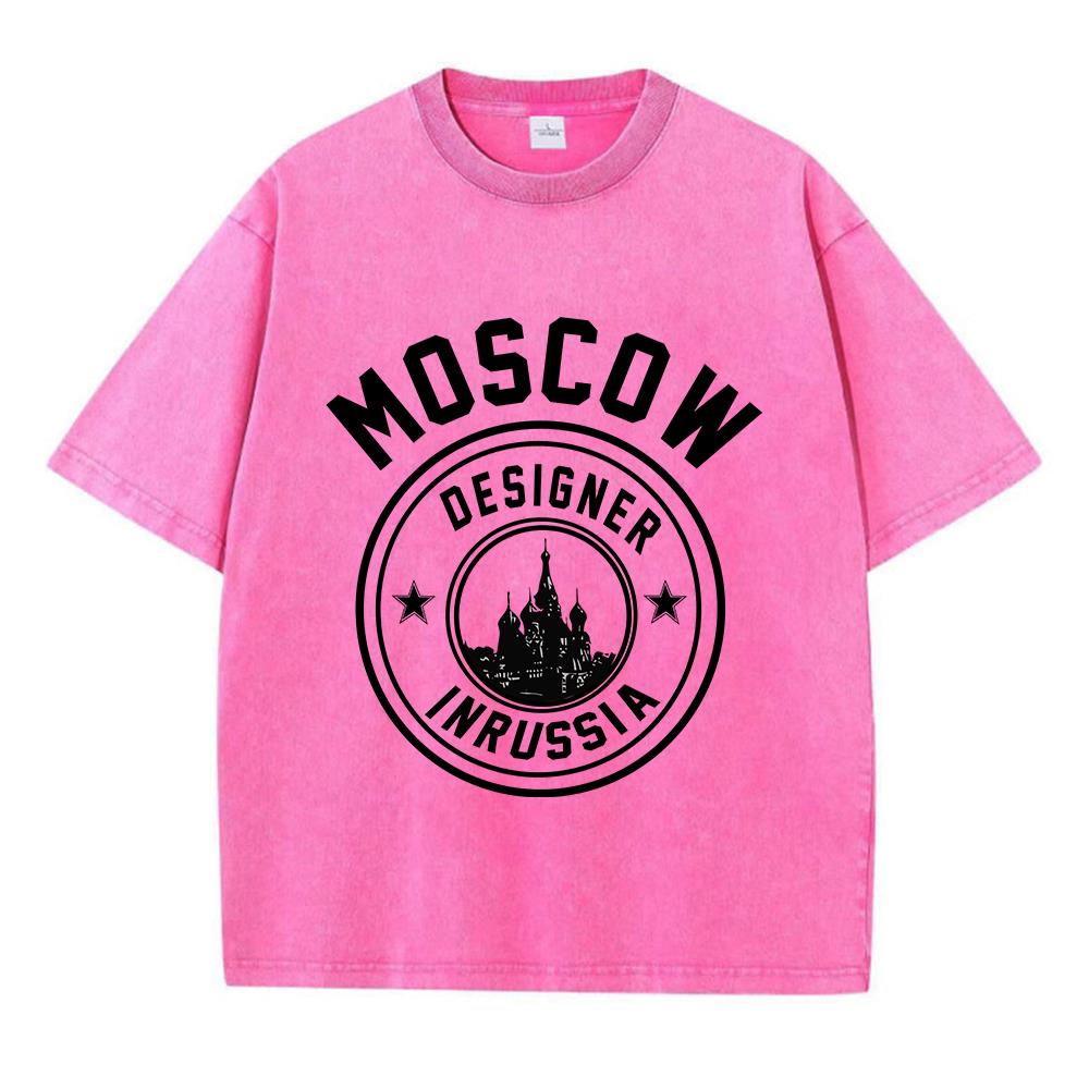 Woman Cotton Washed T-Shirts F - Street Fashion Moscow 评论和价格