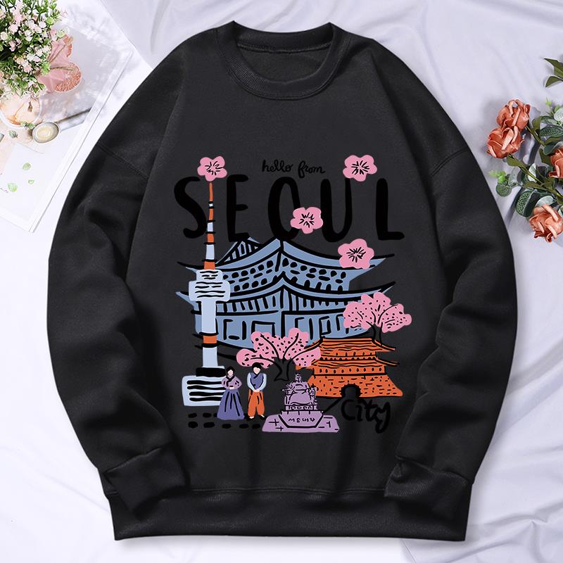 Seoul Beautiful Scenery Printi - Street Fashion Of Seoul 评论和价格