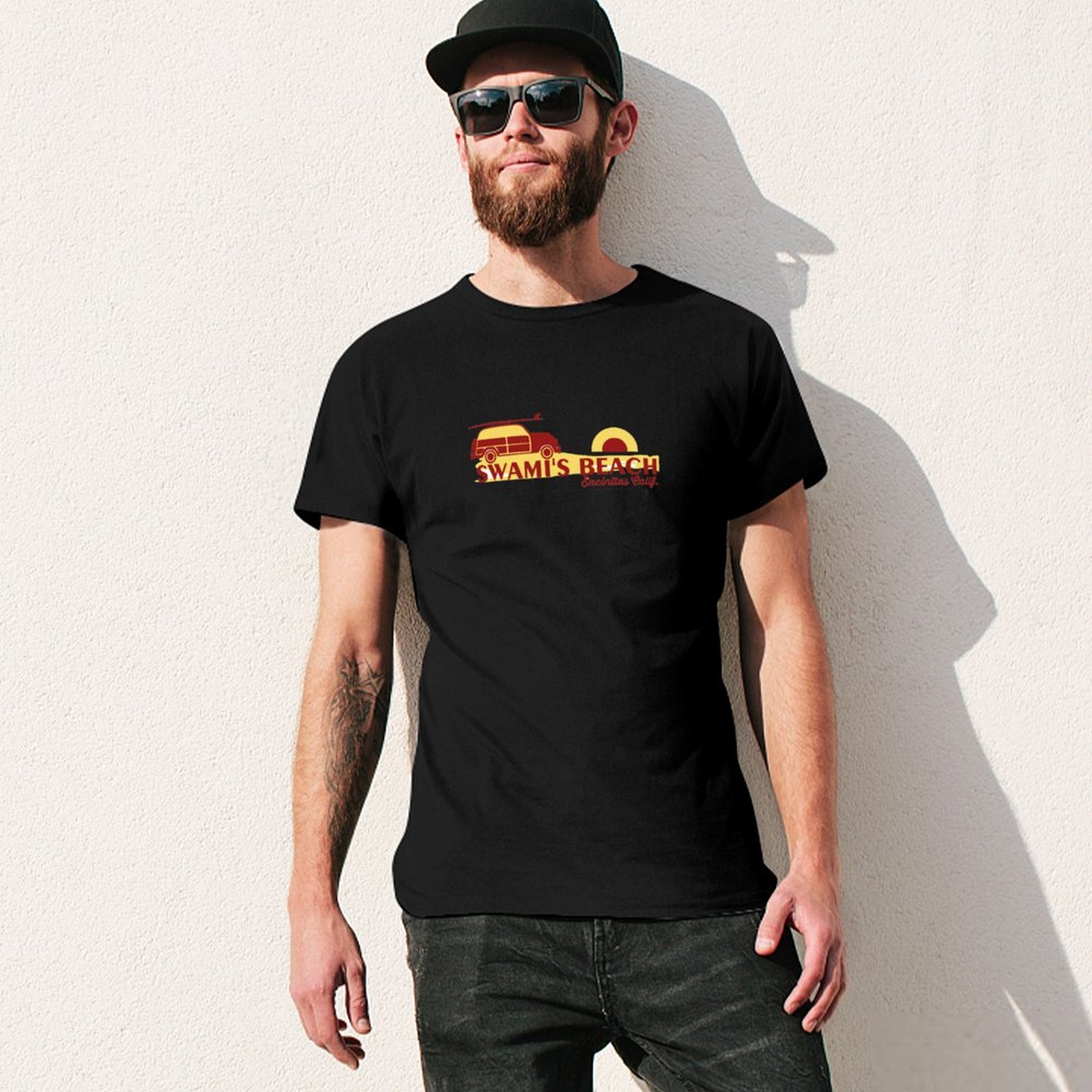 Swami's Beach - California. T- - Street Fashion California 评论和价格