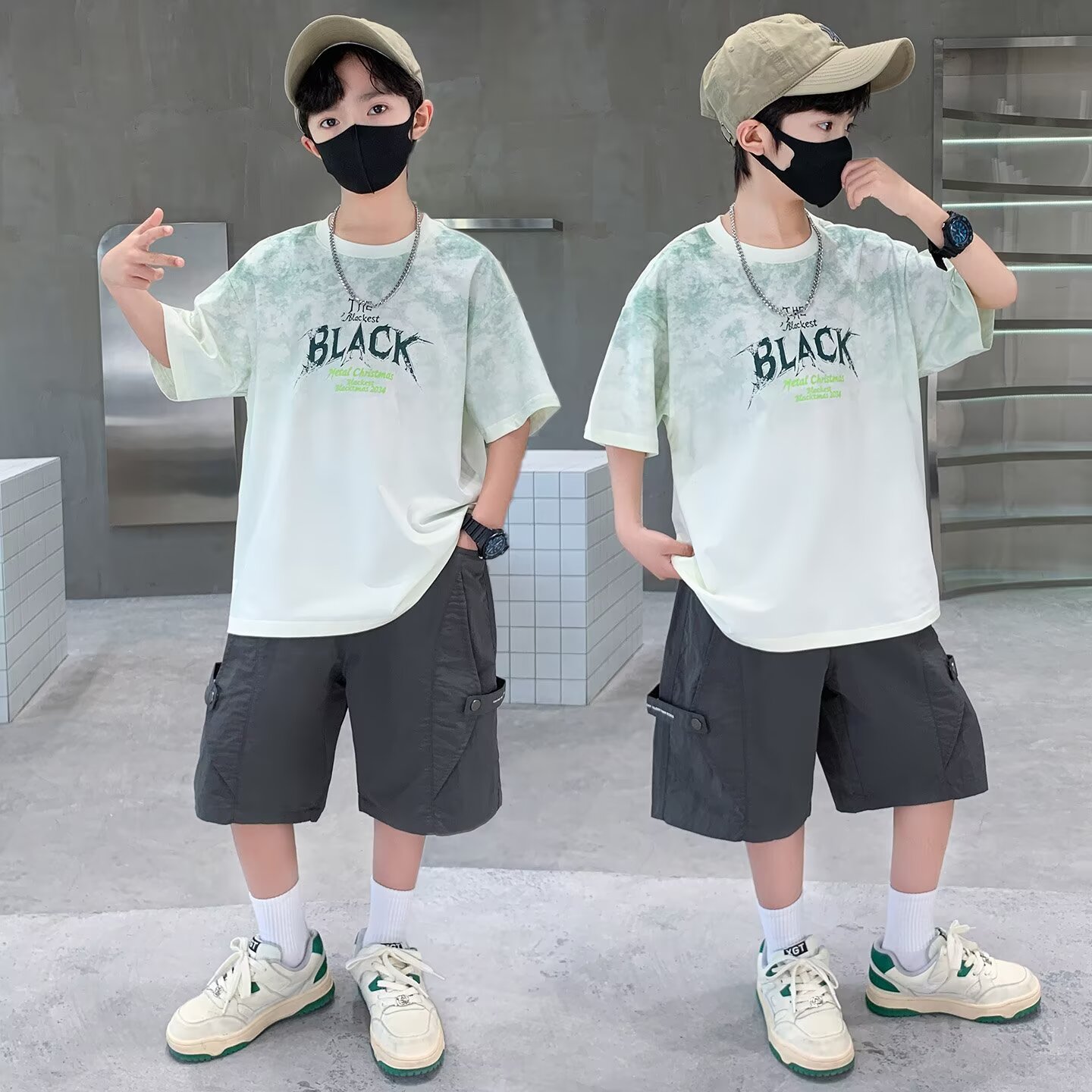 New Summer Boys Suit 120-170 J - Street Fashion Japan 2025 评论和价格