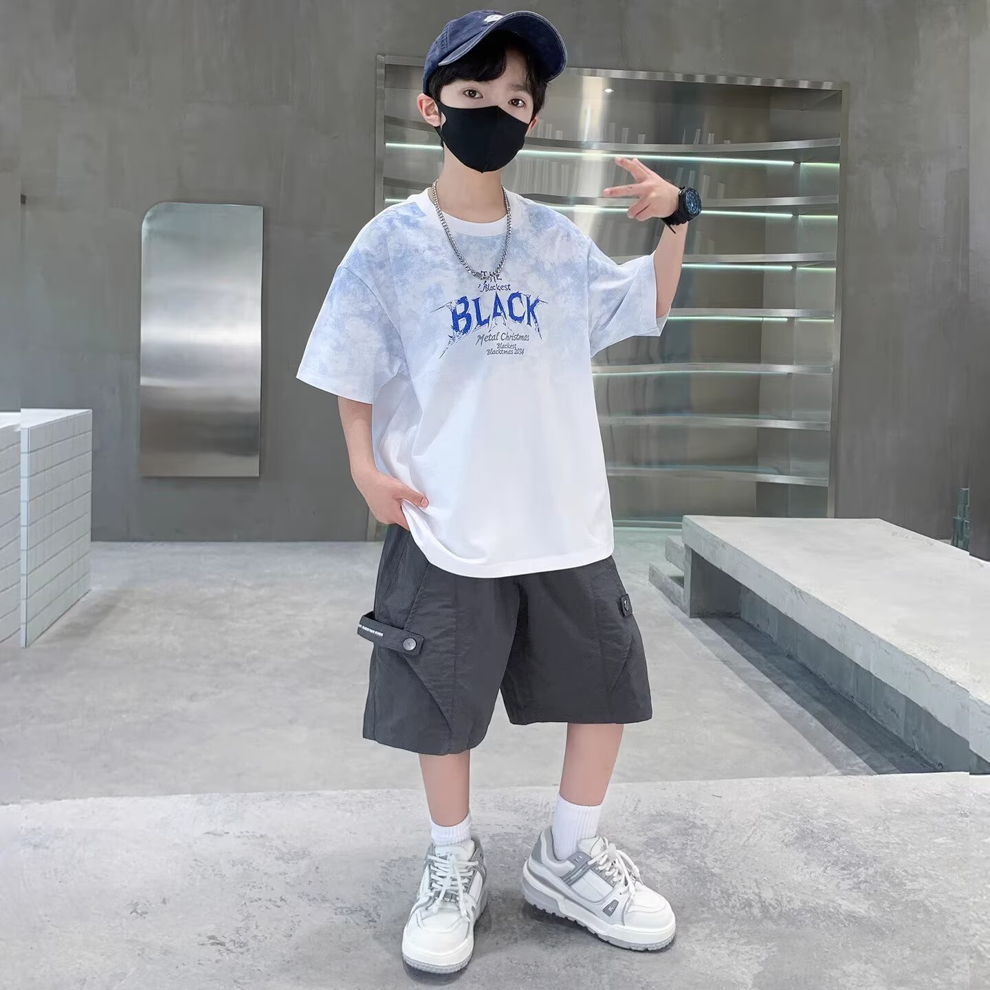 New Summer Boys Suit 120-170 J - Street Fashion Japan 2025 评论和价格