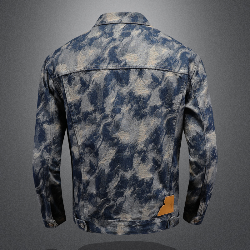 2025 Spring Vintage Denim Jack - Street Fashion Men 2025 评论和价格