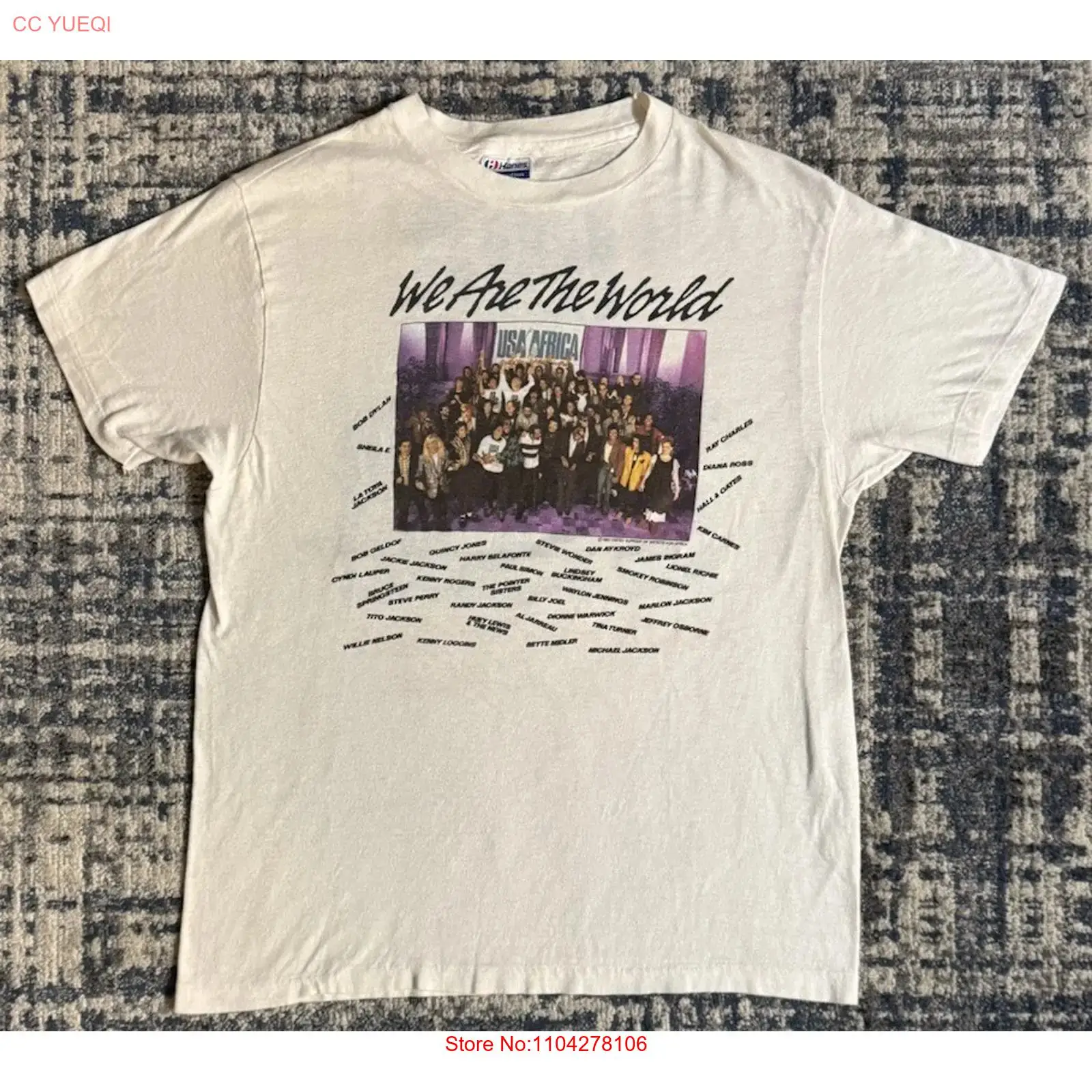 Vintage 1985 We Are The World  - Street Fashion Mood 评论和价格