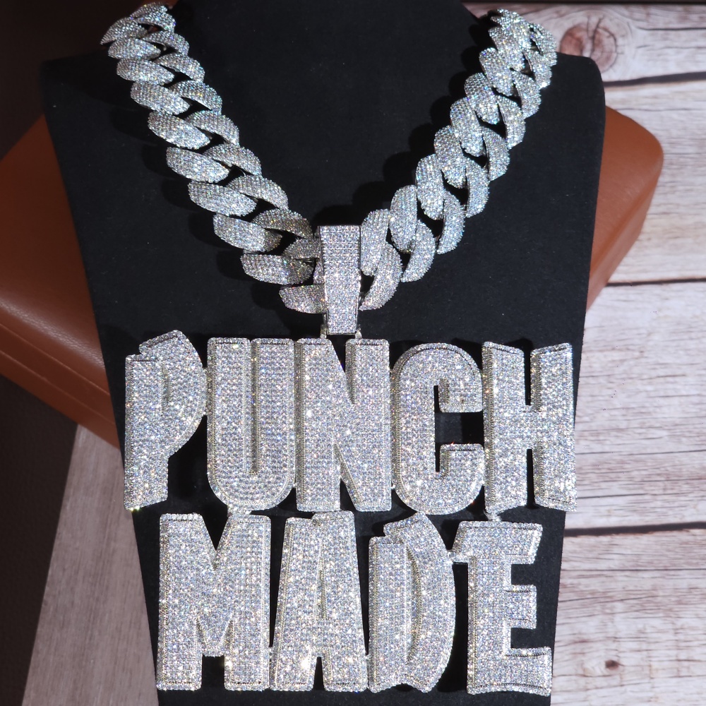 ICEC Custom Hiphop Name Pendan - Street Fashion Name 评论和价格