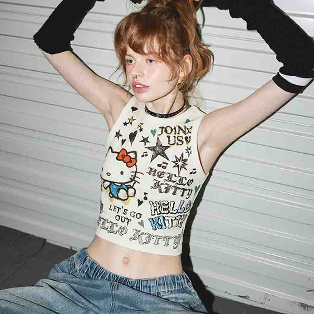 Sanrio Hello Kitties Women's C - Street Fashion Y2K 评论和价格