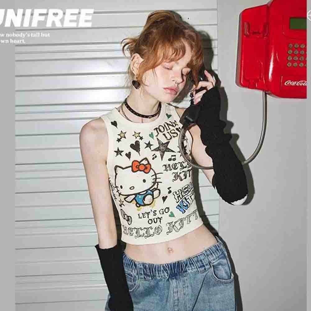 Sanrio Hello Kitties Women's C - Street Fashion Y2K 评论和价格