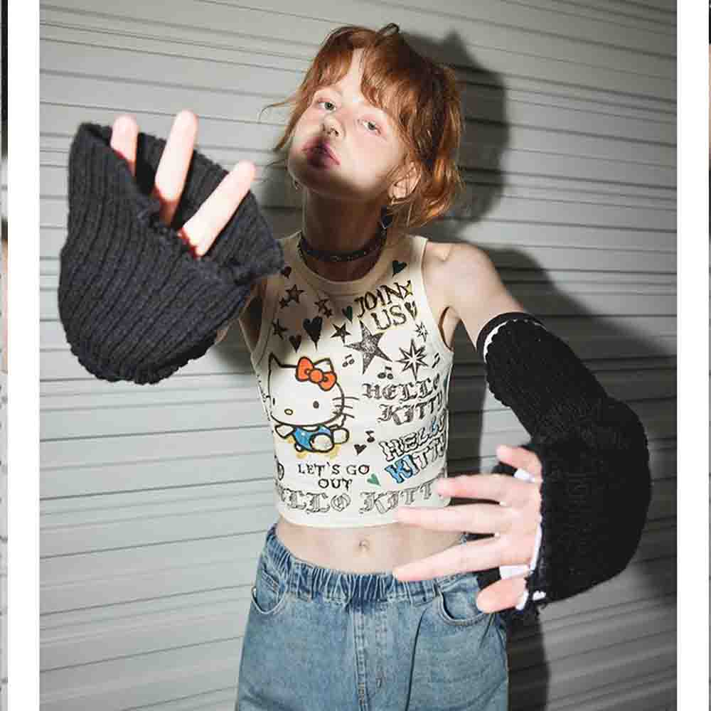 Sanrio Hello Kitties Women's C - Street Fashion Y2K 评论和价格
