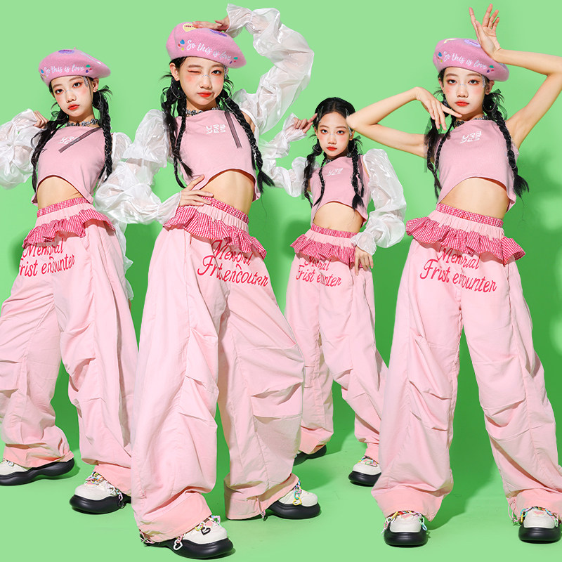 Jazz Dance Clothes For Girls K - Street Fashion Kpop 评论和价格
