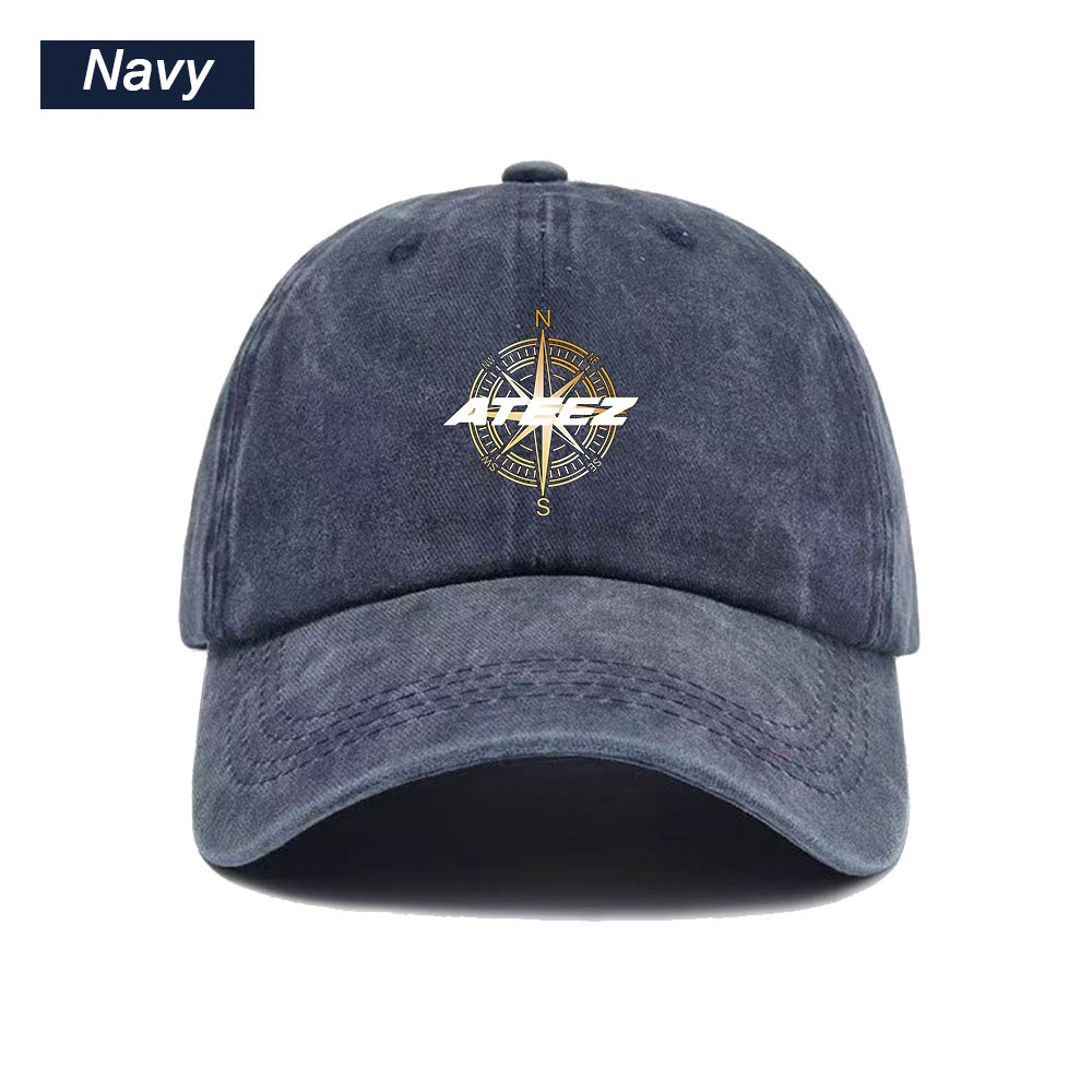 Kpop ATEEZ Compass Baseball Ca - Street Fashion Kpop 评论和价格